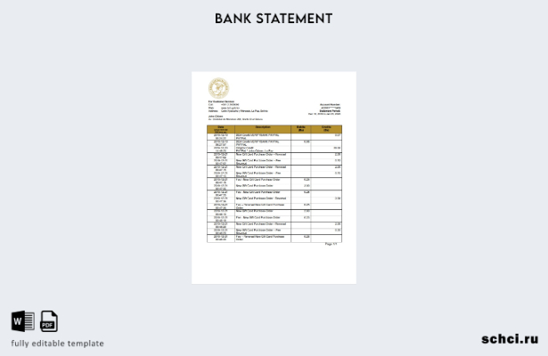 цифровая загрузка шаблон слова выписки из банка Bolivia Banco Central de Bolivia