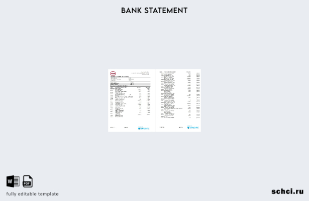 цифровая загрузка шаблон Excel страницы выписки ABSAbank в Южной Африке