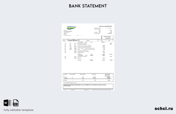 цифровая загрузка шаблона банковской выписки Banreservas в Доминиканской Республ