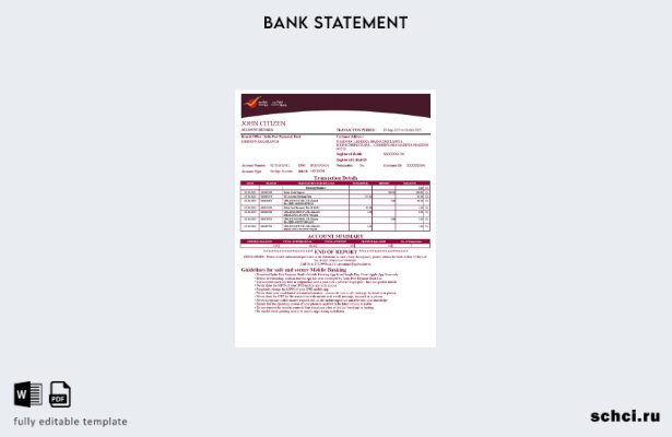цифровая загрузка шаблона выписки по банковскому счету India Post Payments
