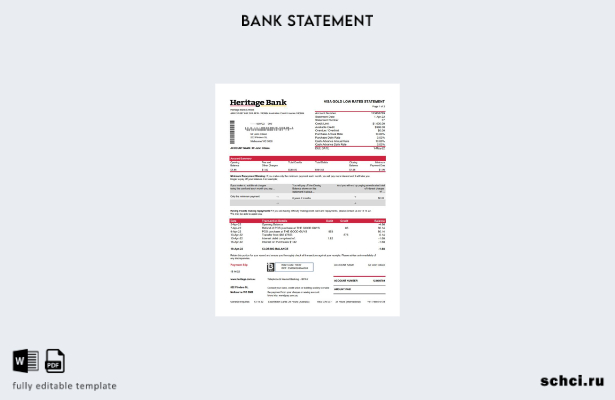 цифровая загрузка шаблона страниц банка Australia Heritage Bank