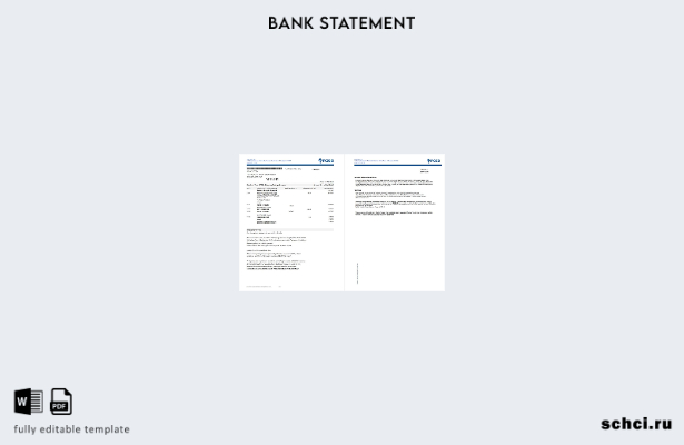 цифровая загрузка шаблона страниц выписки DBSbank в Сингапуре