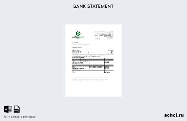 цифровая загрузка шаблона Excel банковской выписки Молдова Mobiasbanca