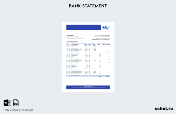 цифровая загрузка шаблона Excel банковской выписки Brazil Banco Votorantim