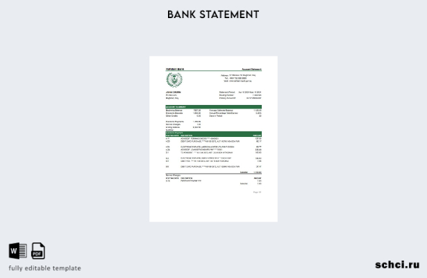цифровая загрузка шаблона Excel банковской выписки Rafidain в Ираке