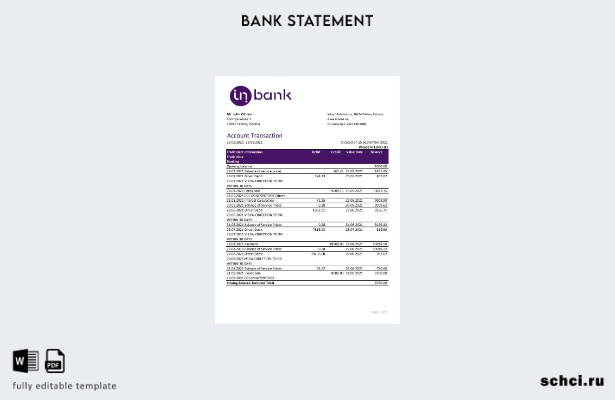 цифровая загрузка шаблона Excel выписки из банка Эстонии Inbank