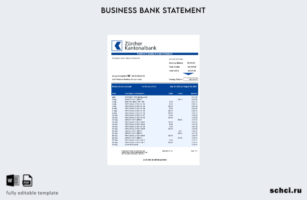 скачать цифровую версию бизнес отчета Zürcher Kantonalbank в формате Word и PDF