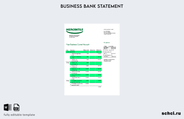 цифровая загрузка бизнес отчета Mercantile Discount Bank в формате Word и PDF ша