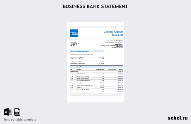 цифровая загрузка выписки по корпоративному счету American Express Air Miles Шаб