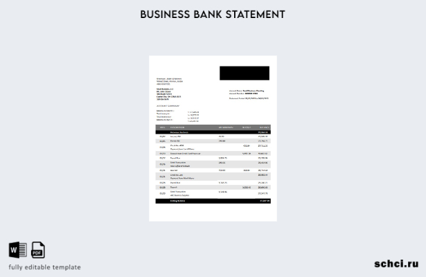 цифровая загрузка выписки по счету фирмы Bank Al Etihad, шаблон в формате Word и