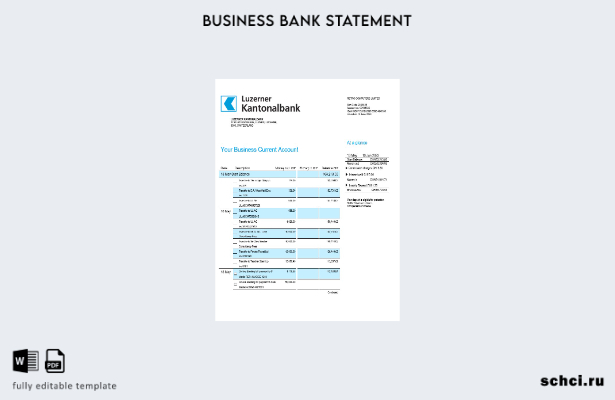 цифровая загрузка Luzerner Kantonalbank Банковская организация выписка по текуще