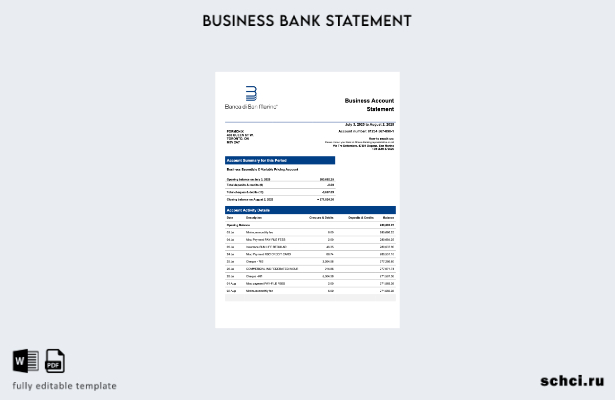 цифровая загрузка San Marino Banca di San Marino, заявление о компании, шаблон в