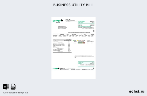 скачать в цифровом формате, США, штат Массачусетс, Energy Plus, шаблон счета за