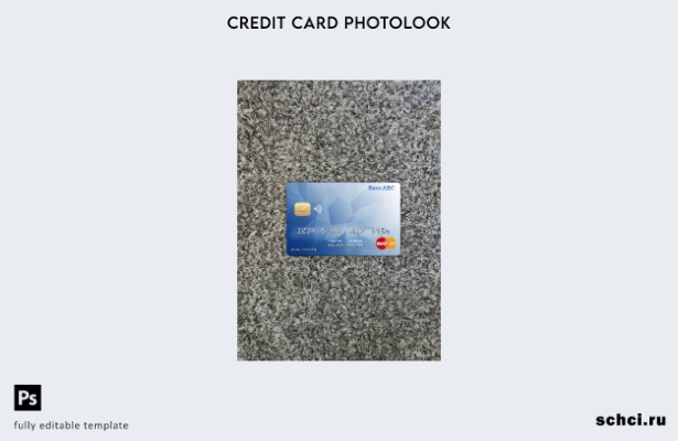 цифровая загрузка Ботсвана ABC Bank Mastercard фотоизображение переднего шаблона