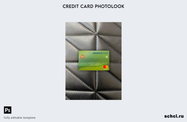 цифровая загрузка Германия Ашхайм Wirecard Bank Mastercard Photolook передний ша