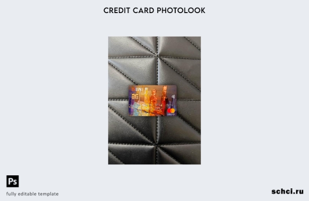 цифровая загрузка Индонезия банк Negara Индонезия (BNI) шаблон Mastercard Photol