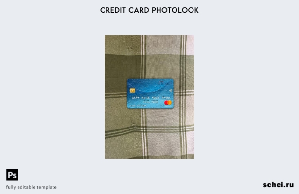 цифровая загрузка Италия Citibank Mastercard фотоизображение переднего шаблона