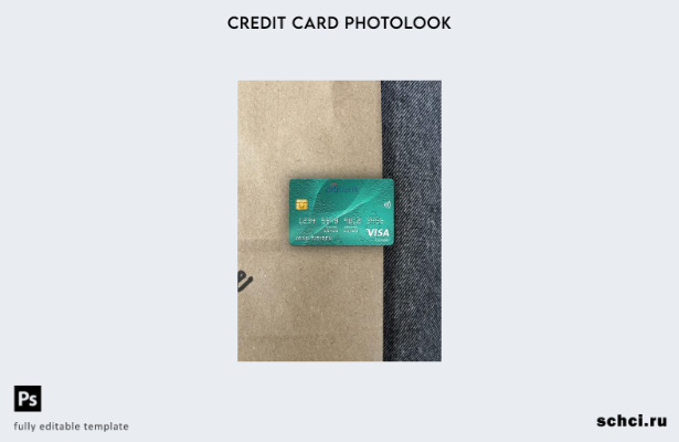 цифровая загрузка Кения Citibank Visa Classic, фотоизображение, передний шаблон