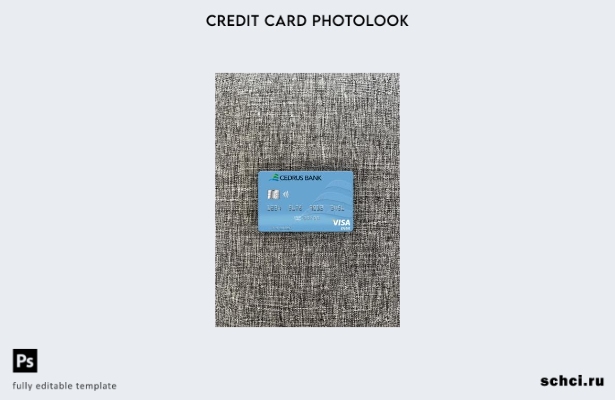 цифровая загрузка Ливан Cedrus Bank Visa, дебетовая карта, фото, передний шаблон