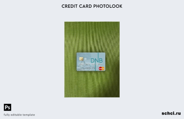 цифровая загрузка Литва DNB Bank Mastercard Photolook передний шаблон
