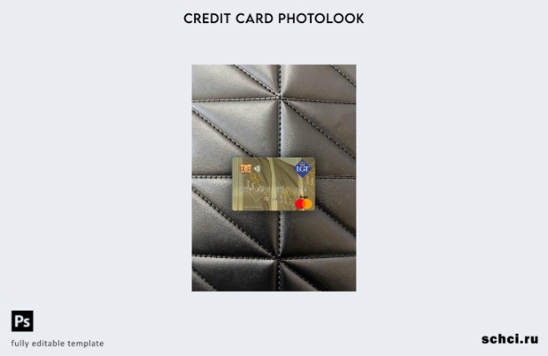 цифровая загрузка Лихтенштейн LGT Bank шаблон mastercard photolookfront
