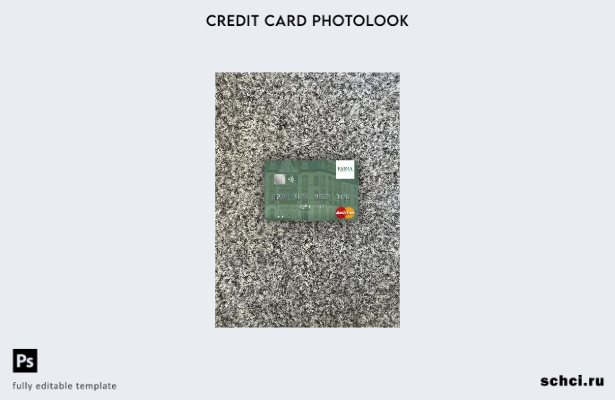 цифровая загрузка Люксембургского банка Fortuna, шаблон Mastercard Photolook спе