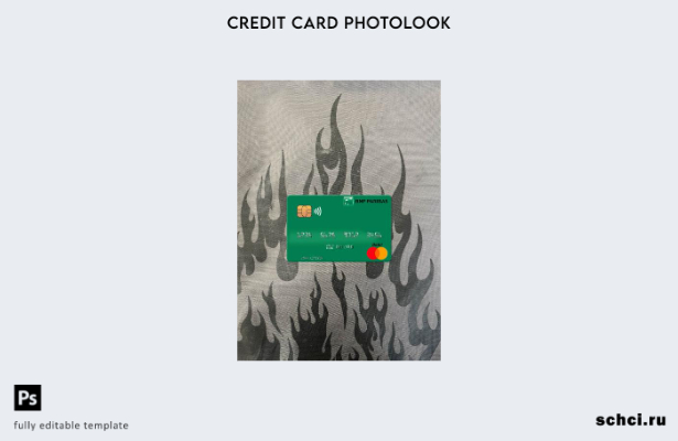 цифровая загрузка Мавритания BNP Paribas шаблон Mastercard Photolook спереди