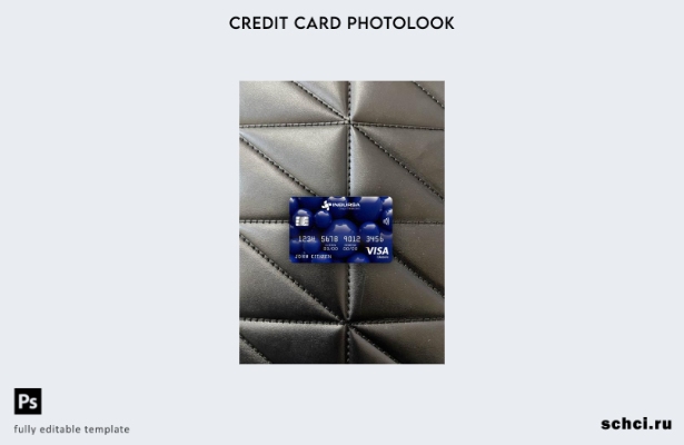 цифровая загрузка Мексика Инбурса банк Visa классическая карта фотообраз передне