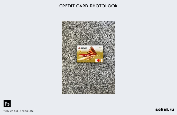 цифровая загрузка Оманский банк Маскат банк Mastercard золотой фотообраз передне