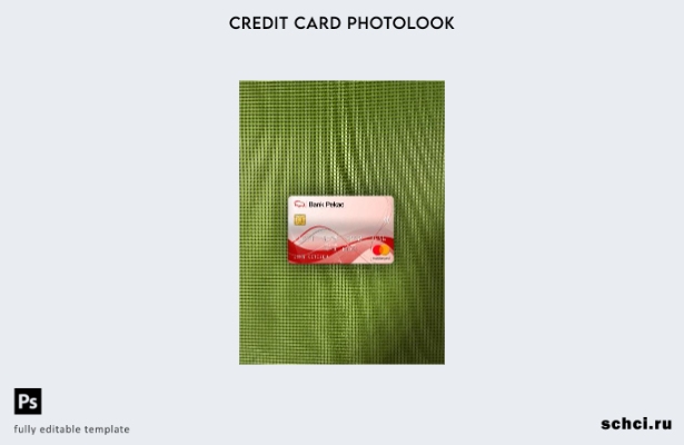 цифровая загрузка Польша Bank Pekao S.A, фотошаблон лицевой панели банка Masterc
