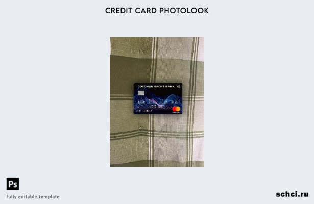 цифровая загрузка США Goldman Sachs Bank mastercard фотоизображение переднего ша