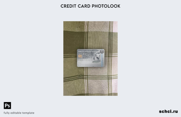 цифровая загрузка США USAA Bank AMEX платиновая карта фотоизображение переднего