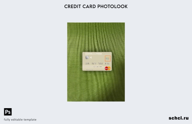 цифровая загрузка Сербия The Banca Intesa a.d. Шаблон лицевой панели mastercard
