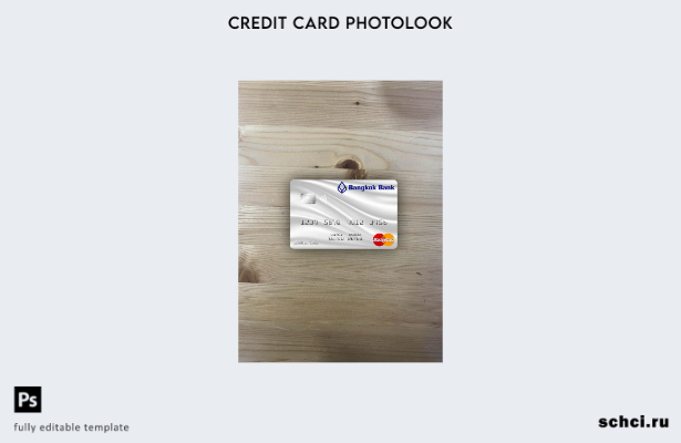 цифровая загрузка Таиланд Бангкок Банк Mastercard серый фотоизображение передний
