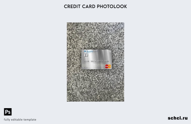 цифровая загрузка Танзания AccessBank Mastercard Photolook передний шаблон