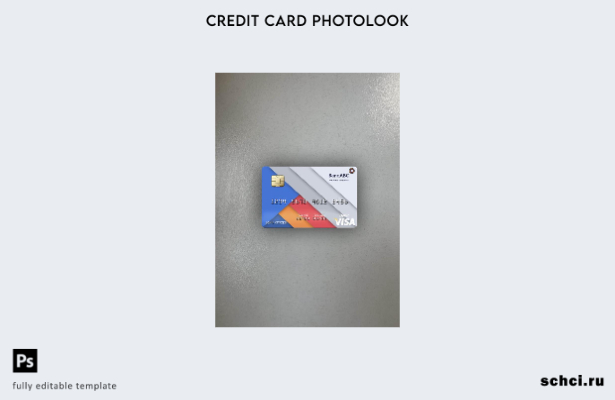 цифровая загрузка Танзания BancABC Visa, дебетовая карта, фото, передний шаблон