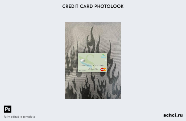 цифровая загрузка Ямайка Sagicor Bank шаблон Mastercard Photolook спереди