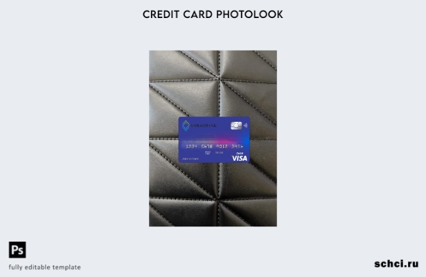 цифровая загрузка азербайджанской карты Visa Amrahbank, фотоизображение, передни