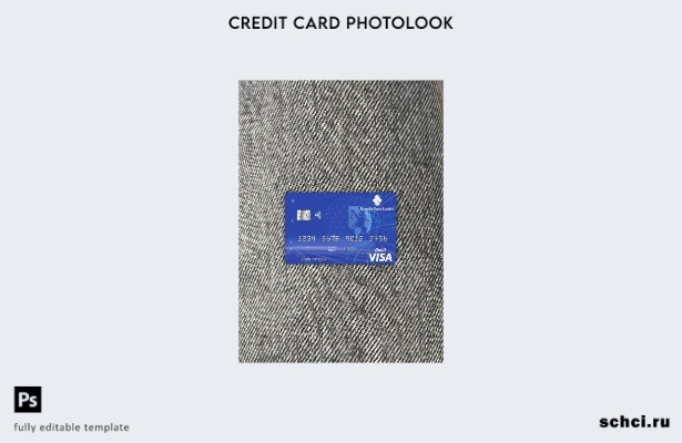 цифровая загрузка шаблона лицевой стороны карты Visa Republic Bank Барбадоса