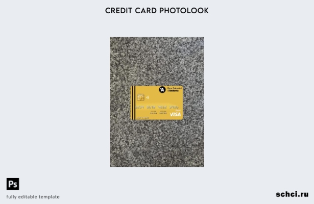 цифровая загрузка Andorra Bank Sabadell, банковская карта Visa, фотоизображение,