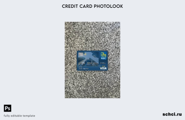 цифровая загрузка Canada Royal Bank (RBC) Visa, дебетовая карта, фото, передний