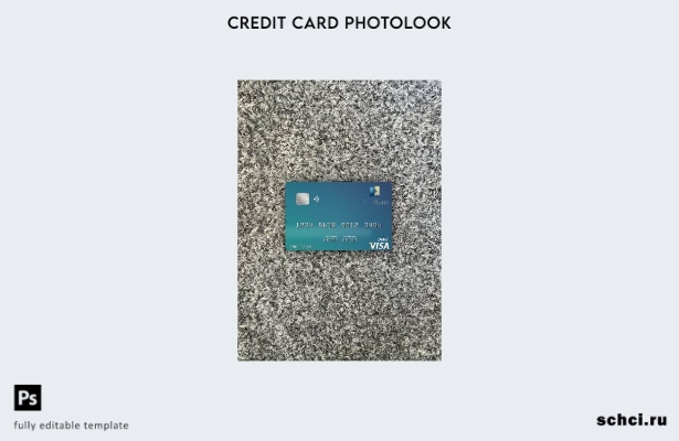 цифровая загрузка Gabon BGFI Bank Visa, дебетовая карта, фото, передний шаблон