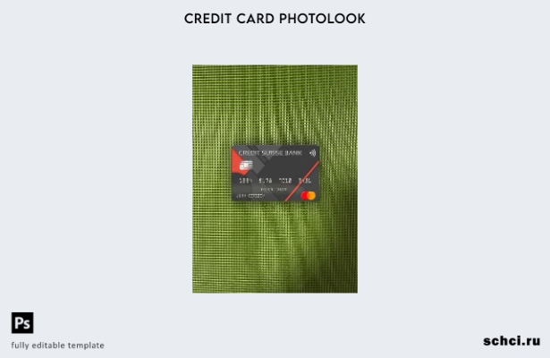 цифровая загрузка USA Credit Suisse Bank mastercard, фотоизображение, передний ш