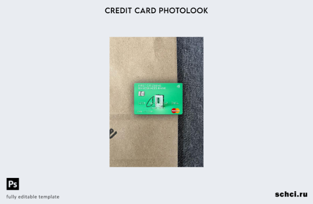 цифровая загрузка USA First Citizens BancShares Bank, шаблон Mastercard Photoloo