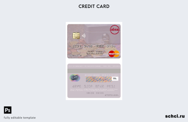 цифровая загрузка Мозамбик Absa Bank Мозамбик шаблон mastercard