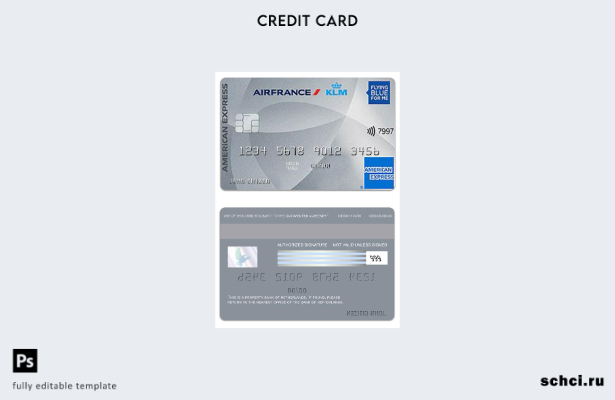 цифровая загрузка Нидерланды Банк Нидерландов шаблон карты American Express