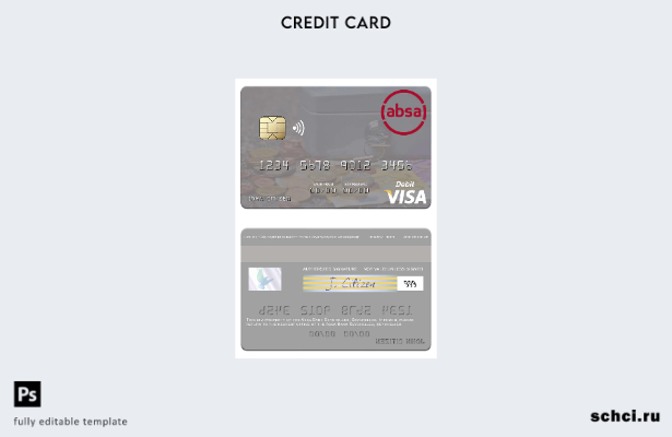 цифровая загрузка Сейшельские острова Absa Bank Сейшельские острова шаблон дебет