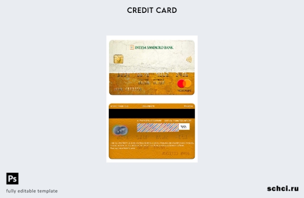 цифровая загрузка Словения Intesa Sanpaolo Bank, шаблон mastercard банка Послова