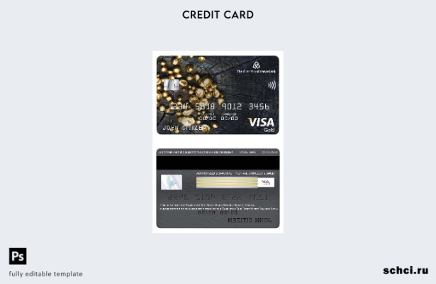 цифровая загрузка Таджикистан Шаблон карты Visa Gold банка First Microfinance (F