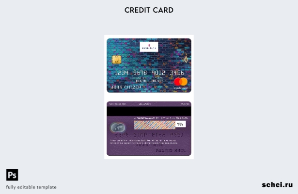 цифровая загрузка шаблона карты Mastercard банка Liechtenstein Neue Bank AG